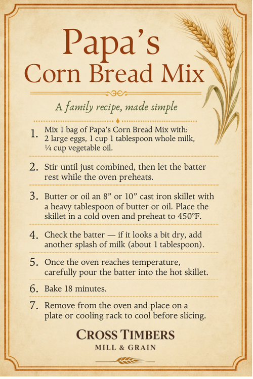 Papa's Corn Bread Mix